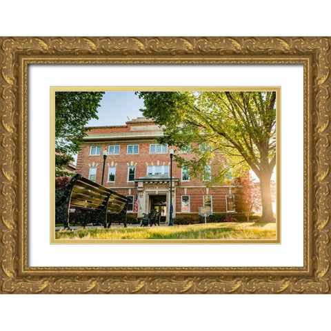 Opera House 2 Gold Ornate Wood Framed Art Print with Double Matting by Malone, Will