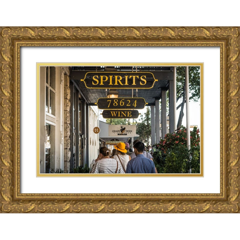 Woman in the Yellow Hat Gold Ornate Wood Framed Art Print with Double Matting by Malone, Will