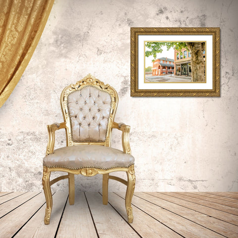 Hotel Gold Ornate Wood Framed Art Print with Double Matting by Malone, Will