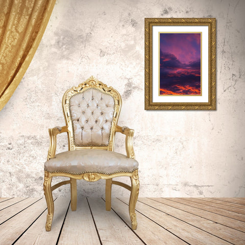 Beaufort Sky Gold Ornate Wood Framed Art Print with Double Matting by Malone, Will