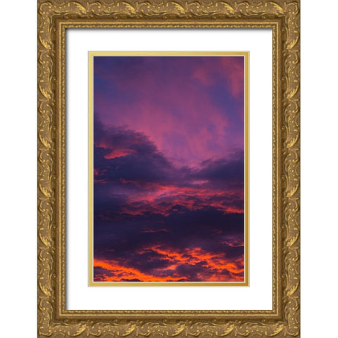 Beaufort Sky Gold Ornate Wood Framed Art Print with Double Matting by Malone, Will