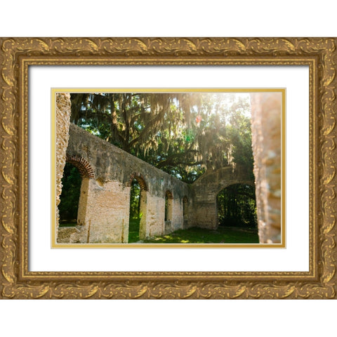 Chapel of Ease Gold Ornate Wood Framed Art Print with Double Matting by Malone, Will