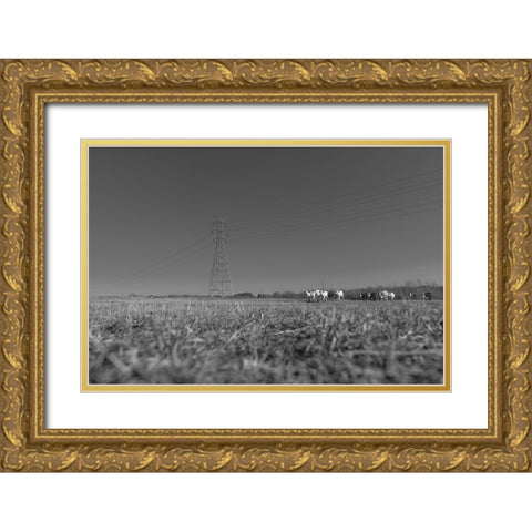 Here They Come Gold Ornate Wood Framed Art Print with Double Matting by Malone, Will