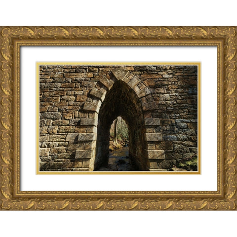 Gateway Gold Ornate Wood Framed Art Print with Double Matting by Malone, Will