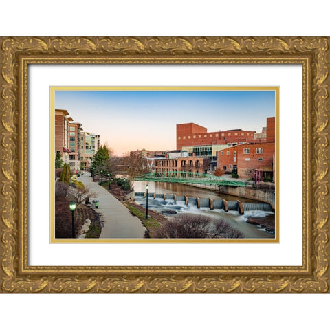 GVL 1 Gold Ornate Wood Framed Art Print with Double Matting by Malone, Will