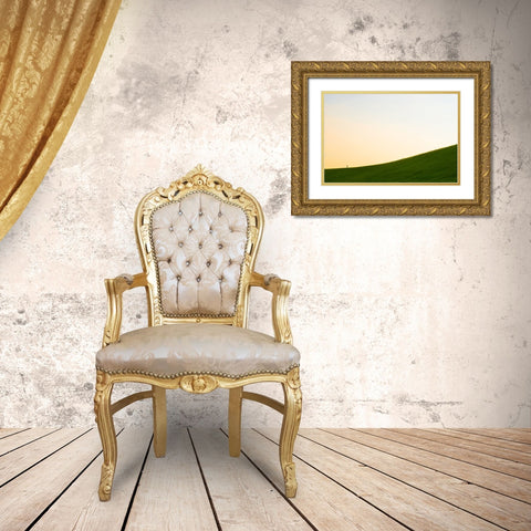 A Long Way Gold Ornate Wood Framed Art Print with Double Matting by Malone, Will