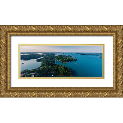 Hartwell Pano Gold Ornate Wood Framed Art Print with Double Matting by Malone, Will