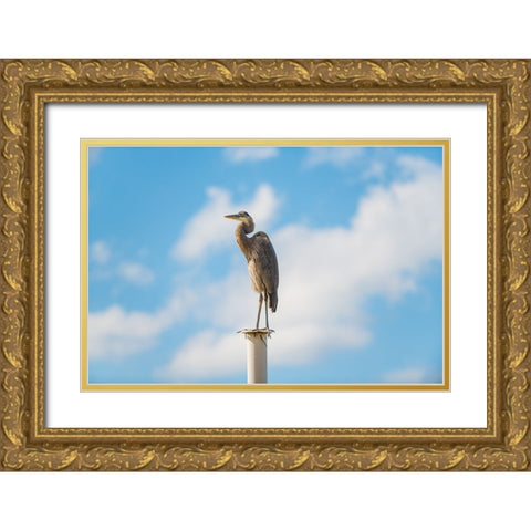 Keeping Watch Gold Ornate Wood Framed Art Print with Double Matting by Malone, Will