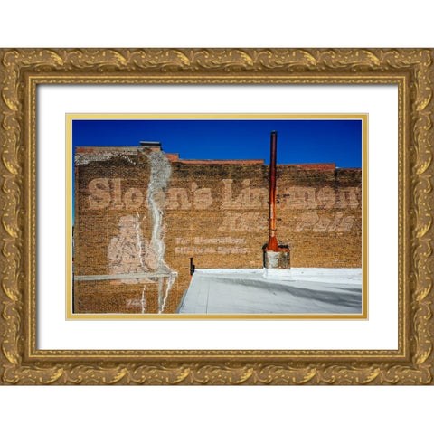 Kills Pain Gold Ornate Wood Framed Art Print with Double Matting by Malone, Will