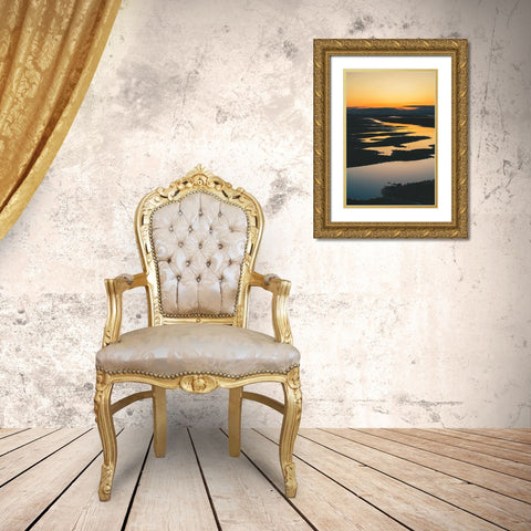 Magic Tide Pools Gold Ornate Wood Framed Art Print with Double Matting by Malone, Will