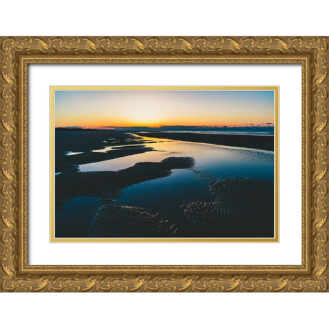 Magic Tide Pools 2 Gold Ornate Wood Framed Art Print with Double Matting by Malone, Will