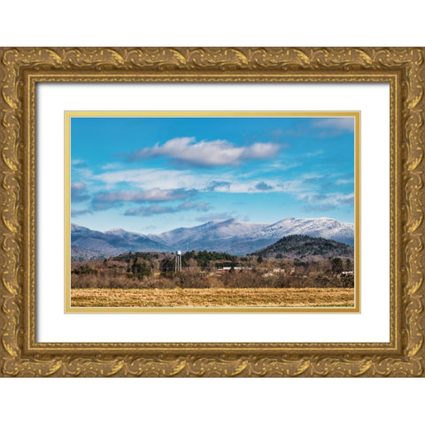 Snow Capped Hiawassee 2 Gold Ornate Wood Framed Art Print with Double Matting by Malone, Will