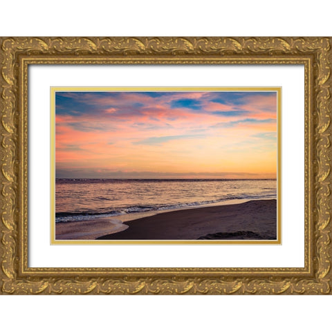 Sunset Punch Gold Ornate Wood Framed Art Print with Double Matting by Malone, Will