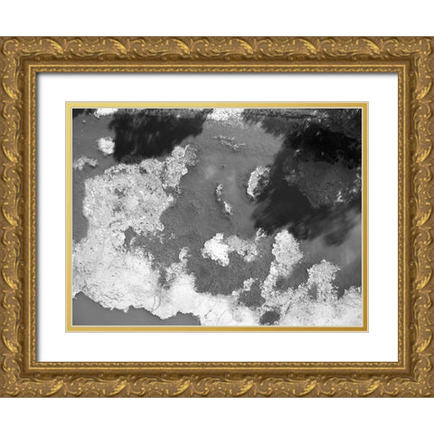 Tennessee River 2 BW Gold Ornate Wood Framed Art Print with Double Matting by Malone, Will