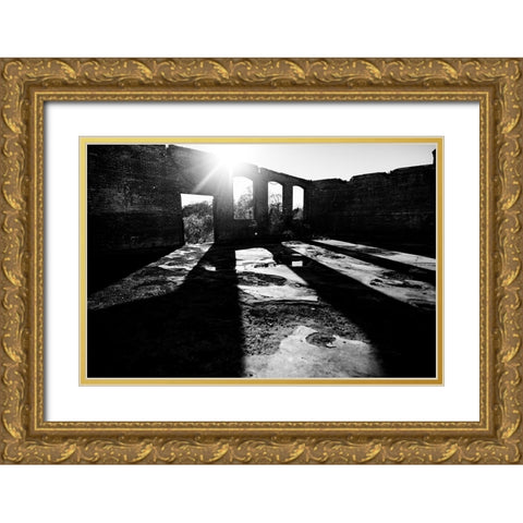 The Mill Gold Ornate Wood Framed Art Print with Double Matting by Malone, Will