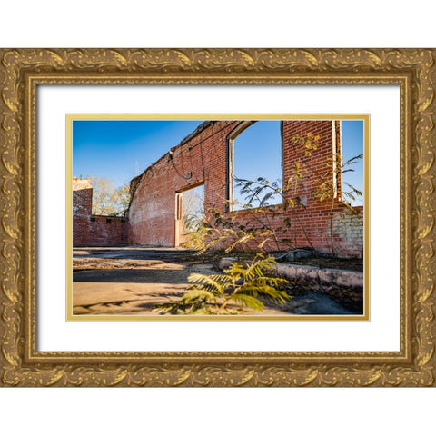 The Mill 2 Gold Ornate Wood Framed Art Print with Double Matting by Malone, Will