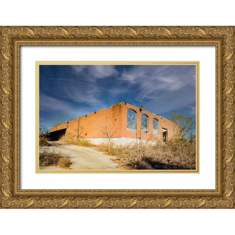 The Mill 4 Gold Ornate Wood Framed Art Print with Double Matting by Malone, Will