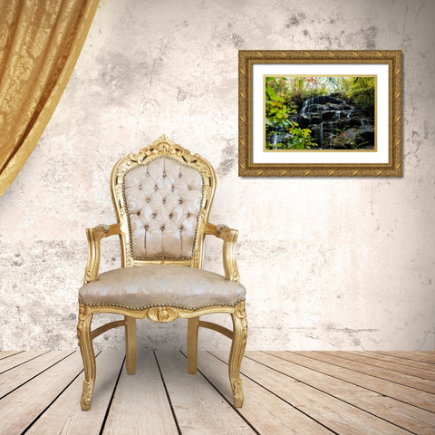 Yellow Branch 1 Gold Ornate Wood Framed Art Print with Double Matting by Malone, Will