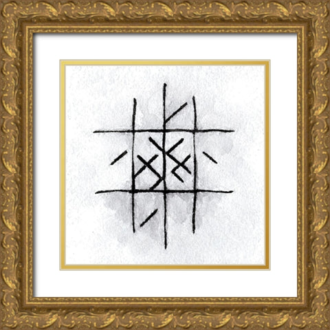 A Game 6 Gold Ornate Wood Framed Art Print with Double Matting by Screendoor