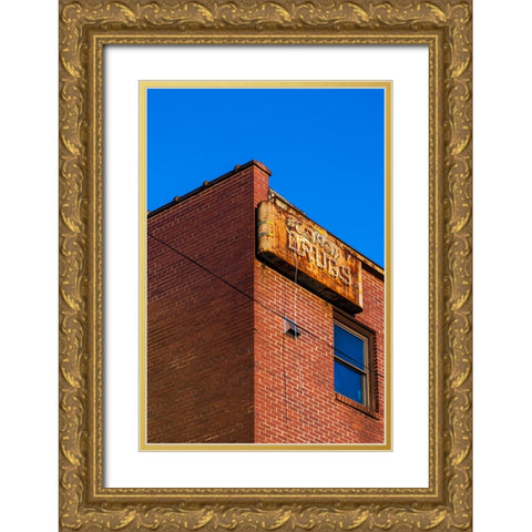 Corner 2 Gold Ornate Wood Framed Art Print with Double Matting by Malone, Will