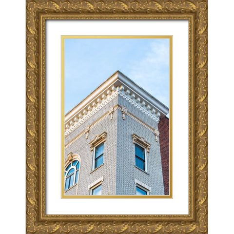 Corner 3 Gold Ornate Wood Framed Art Print with Double Matting by Malone, Will