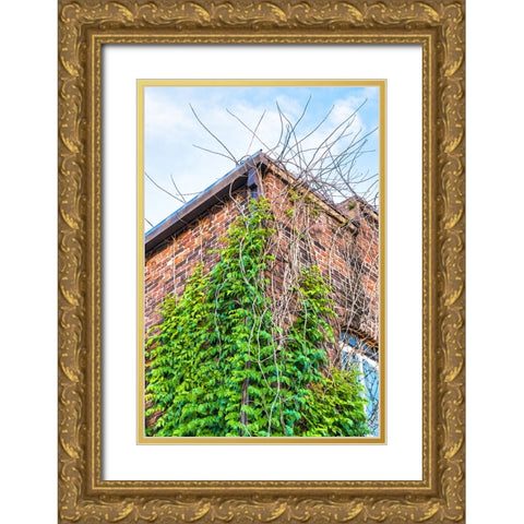 Corner 4 Gold Ornate Wood Framed Art Print with Double Matting by Malone, Will