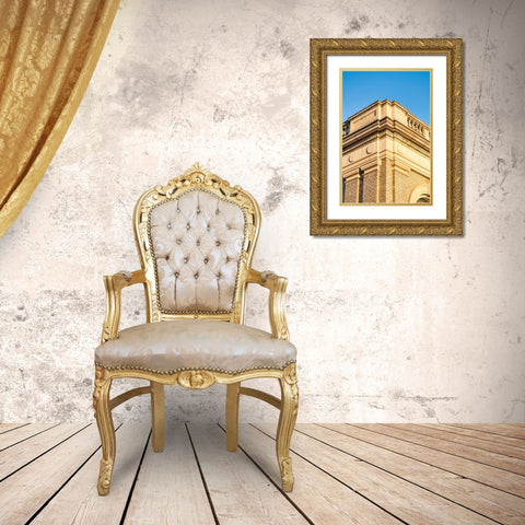 Corner 9 Gold Ornate Wood Framed Art Print with Double Matting by Malone, Will