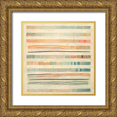 Dancing Filmstrip 9 Gold Ornate Wood Framed Art Print with Double Matting by Screendoor