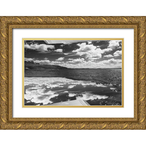 Lake Hartwell II Gold Ornate Wood Framed Art Print with Double Matting by Malone, Will
