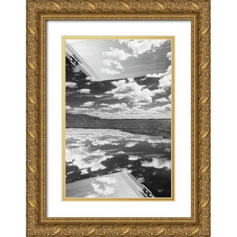 Skyland Gold Ornate Wood Framed Art Print with Double Matting by Malone, Will