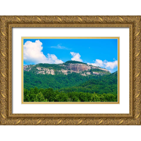 Table Rock Horizontal 2 Gold Ornate Wood Framed Art Print with Double Matting by Malone, Will