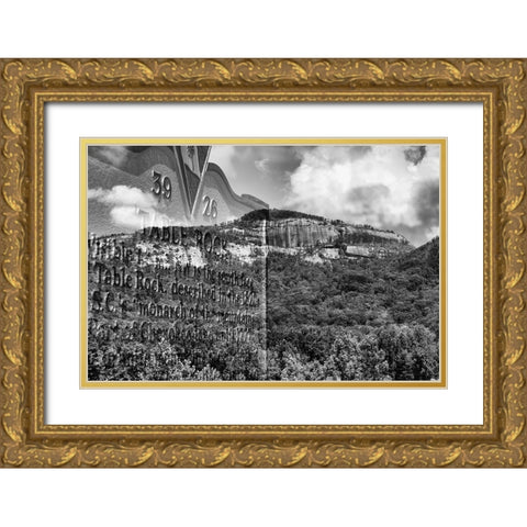 Table Rock II Gold Ornate Wood Framed Art Print with Double Matting by Malone, Will
