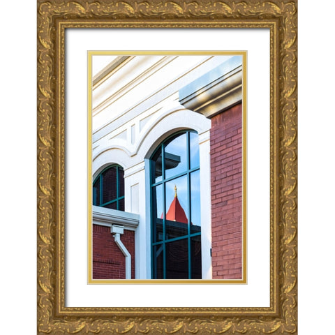 Window 1 Gold Ornate Wood Framed Art Print with Double Matting by Malone, Will