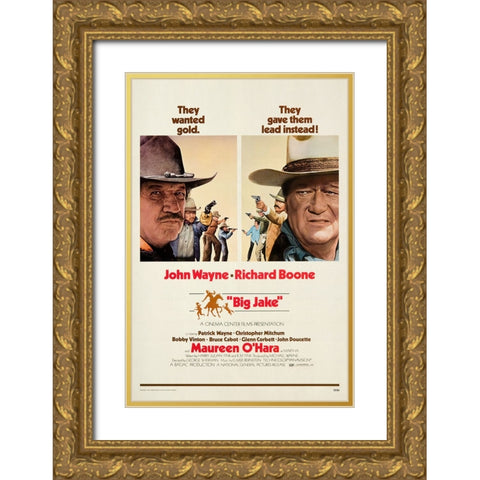 Big Jake 2 Gold Ornate Wood Framed Art Print with Double Matting by Screendoor