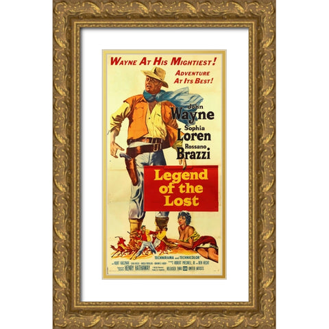 Legend of The Lost Gold Ornate Wood Framed Art Print with Double Matting by Screendoor