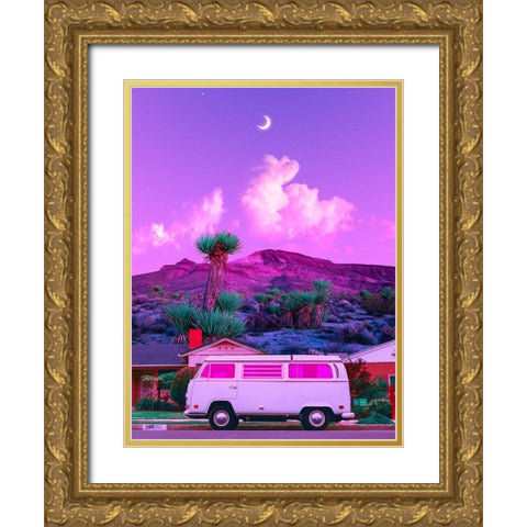 Going Back to the Past 1 Gold Ornate Wood Framed Art Print with Double Matting by Orozco, Danner