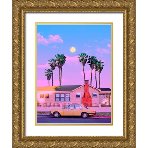 Going Back to the Past 3 Gold Ornate Wood Framed Art Print with Double Matting by Orozco, Danner