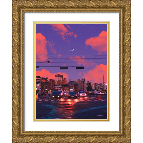 Place of Dreams 4 Gold Ornate Wood Framed Art Print with Double Matting by Orozco, Danner