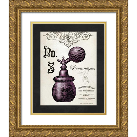 French Perfume 3 Gold Ornate Wood Framed Art Print with Double Matting by Babbit, Gwendolyn