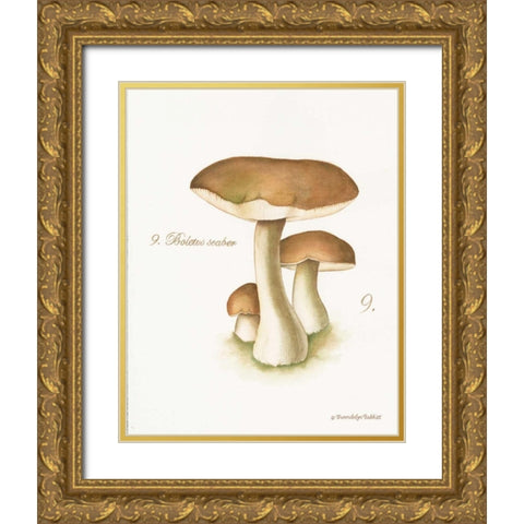 Mushroom II Gold Ornate Wood Framed Art Print with Double Matting by Babbitt, Gwendolyn