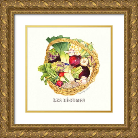 Les Legumes Gold Ornate Wood Framed Art Print with Double Matting by Babbitt, Gwendolyn