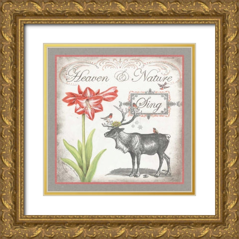 Heaven and Nature Gold Ornate Wood Framed Art Print with Double Matting by Babbitt, Gwendolyn
