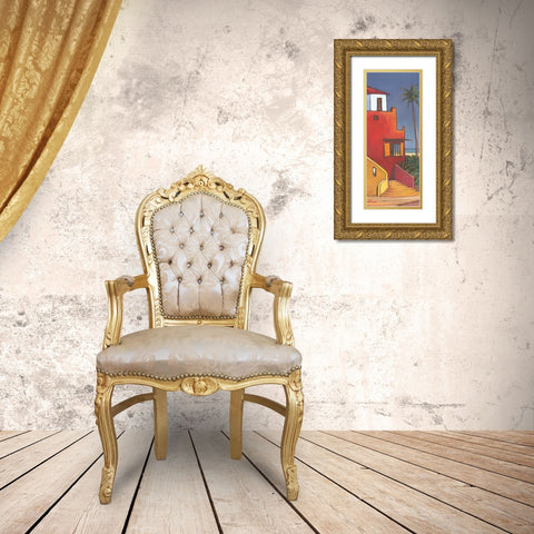 Casita I Gold Ornate Wood Framed Art Print with Double Matting by Brent, Paul