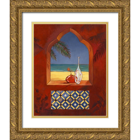 Veneto I Gold Ornate Wood Framed Art Print with Double Matting by Brent, Paul