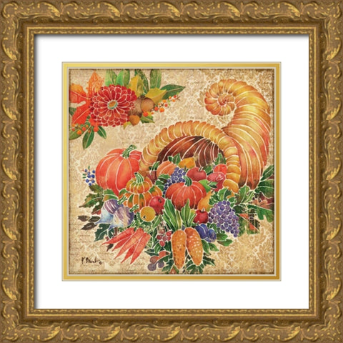 Classic Fall II Gold Ornate Wood Framed Art Print with Double Matting by Brent, Paul