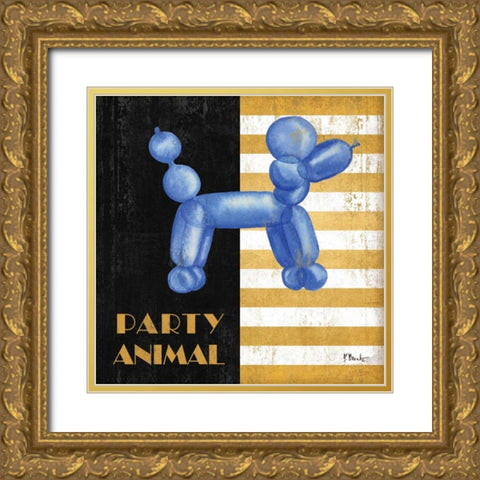 Party Animal I Gold Ornate Wood Framed Art Print with Double Matting by Brent, Paul