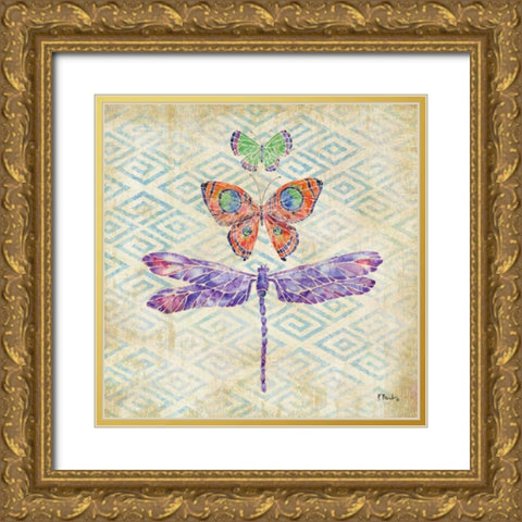 Enchanting Wings II Gold Ornate Wood Framed Art Print with Double Matting by Brent, Paul
