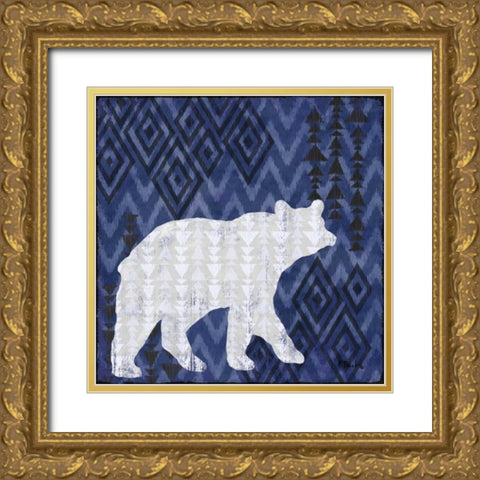 Scout Lodge III Gold Ornate Wood Framed Art Print with Double Matting by Brent, Paul