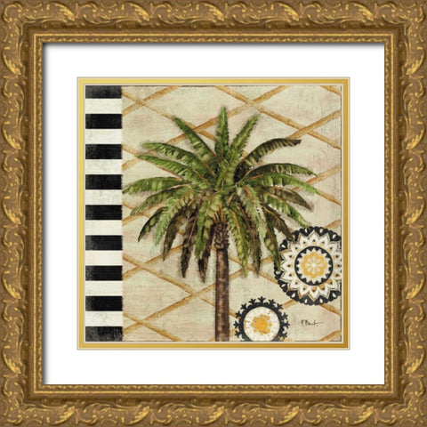 Knox Palm Tree I Gold Ornate Wood Framed Art Print with Double Matting by Brent, Paul
