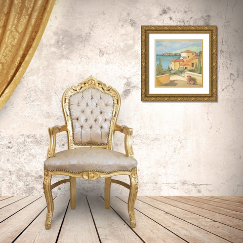 Torrino II Gold Ornate Wood Framed Art Print with Double Matting by Brent, Paul